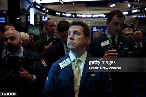 Traders wait for shares of Snap Inc. To open for trading on the floor of the New York Stock Exchange , March 2, 2017 in New York City. Snap Inc....