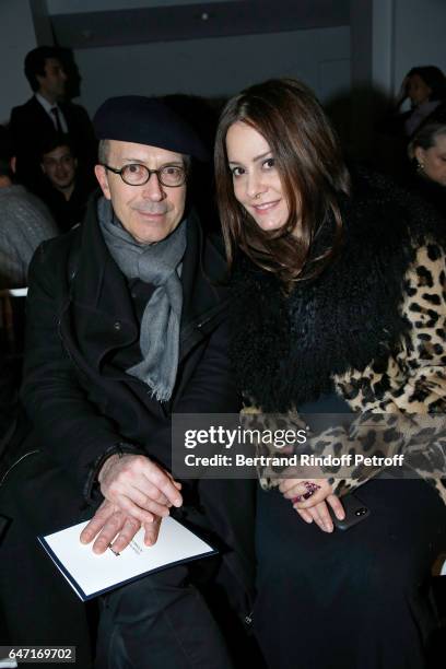 Of Sonia Rykiel, Jean-Marc Loubier with his wife Hedieh attend the Alexis Mabille show as part of the Paris Fashion Week Womenswear Fall/Winter...