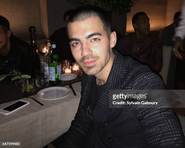 Joe Jonas attends NBC and The Cinema Society Host the After Party for the Season 2 Premiere of "Shades of Blue" on March 1, 2017 in New York City.