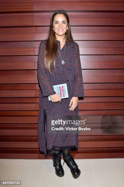 Laure Heriart Dubreuil attends the Cocktail Reception For The LVMH PRIZE 2017 on March 2, 2017 in Paris, France.