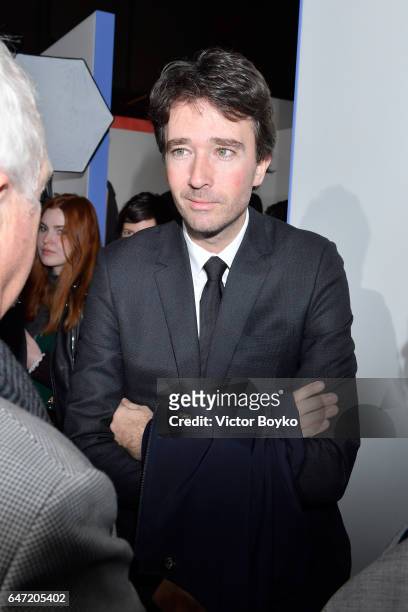 Antoine Arnault attends the Cocktail Reception For The LVMH PRIZE 2017 on March 2, 2017 in Paris, France.