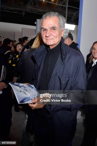 Patrick Demarchelier attends the Cocktail Reception For The LVMH PRIZE 2017 on March 2, 2017 in Paris, France.