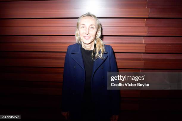 Carla Sozzani attends the Cocktail Reception For The LVMH PRIZE 2017 on March 2, 2017 in Paris, France.