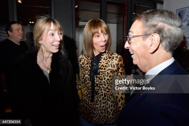 Victoire de Castellane and Mathilde Favier attend the Cocktail Reception For The LVMH PRIZE 2017 on March 2, 2017 in Paris, France.