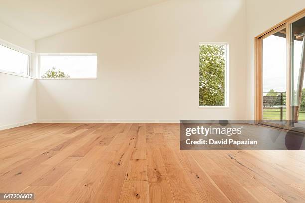 unfurnished bedroom with balcony - unfurnished stock pictures, royalty-free photos & images