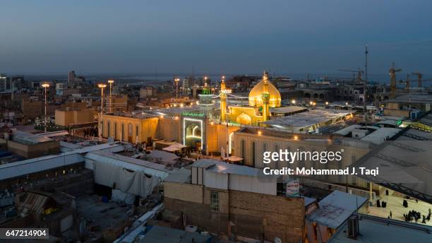 imam ali holy shrine - najaf stock pictures, royalty-free photos & images
