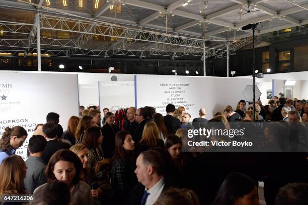 General view of the Cocktail Reception For The LVMH PRIZE 2017 on March 2, 2017 in Paris, France.