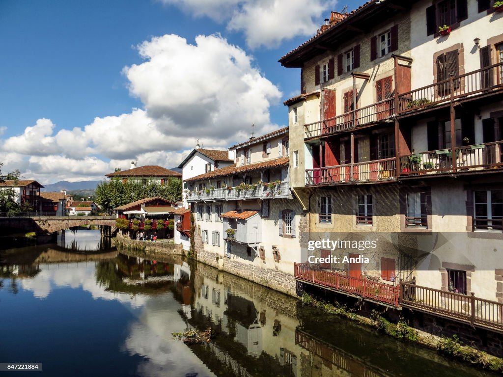Saint-Jean-Pied-de-Port, south-western France,