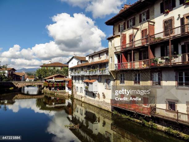 Saint-Jean-Pied-de-Port, south-western France,, News Photo