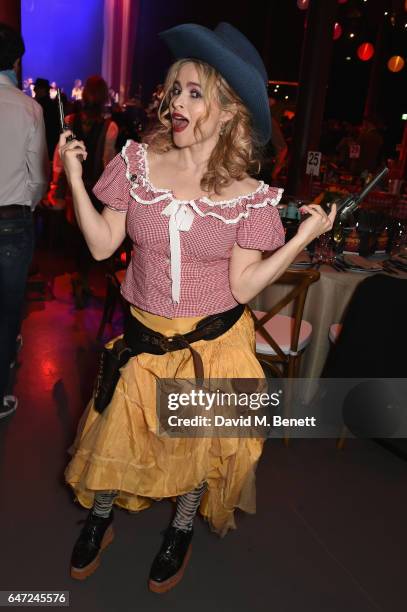 Helena Bonham Carter attends Save The Children's A Night of Country at The Roundhouse on March 2, 2017 in London, England.