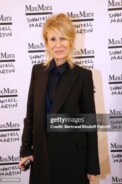 Managing editor at Madame Figaro Anne-Florence Schmitt attends the Max Mara 'Prism in Motion' Eventas, with the presentation of the new collection...