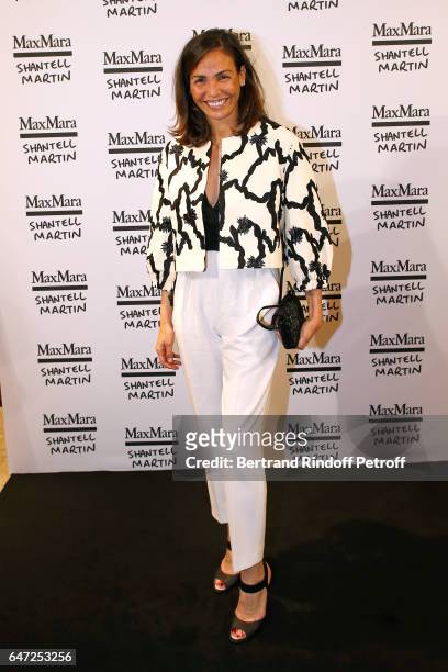 Ines Sastre attends the Max Mara 'Prism in Motion' Eventas, with the presentation of the new collection Capsule of sunglasses Max Mara, realized in...