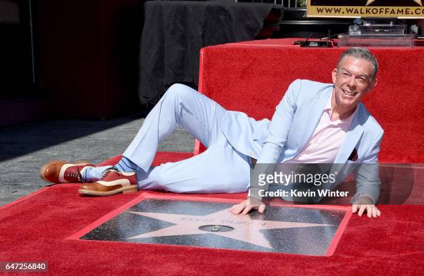 Radio personality Elvis Duran receives a star on the Hollywood Walk of Fame on March 2, 2017 in Los Angeles, California.