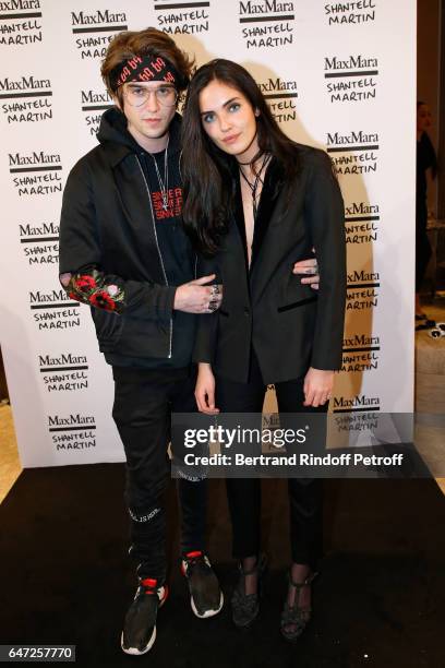 Gabriel-Kane Day-Lewis and Laura Bensadoun attend the Max Mara 'Prism in Motion' Eventas, with the presentation of the new collection Capsule of...