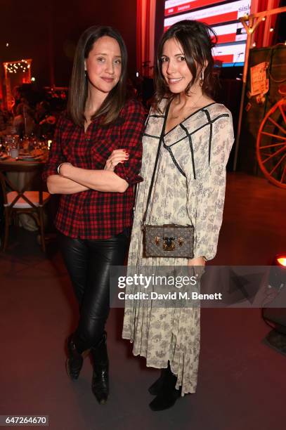 India Langton and Amanda Sheppard attend at a Night of Country at The Roundhouse on March 2, 2017 in London, England.