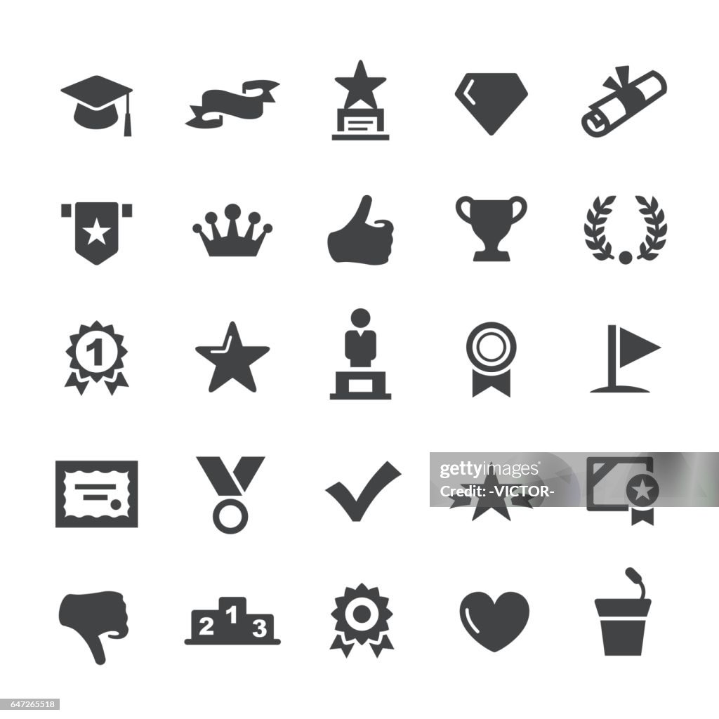 Sociale prestatie Icons - slimme serie