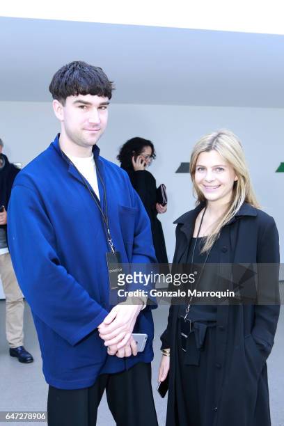 Sinisa Mackovic and Marie Becker attended the Independent Art Fair at Spring Studios on March 2, 2017 in New York City.