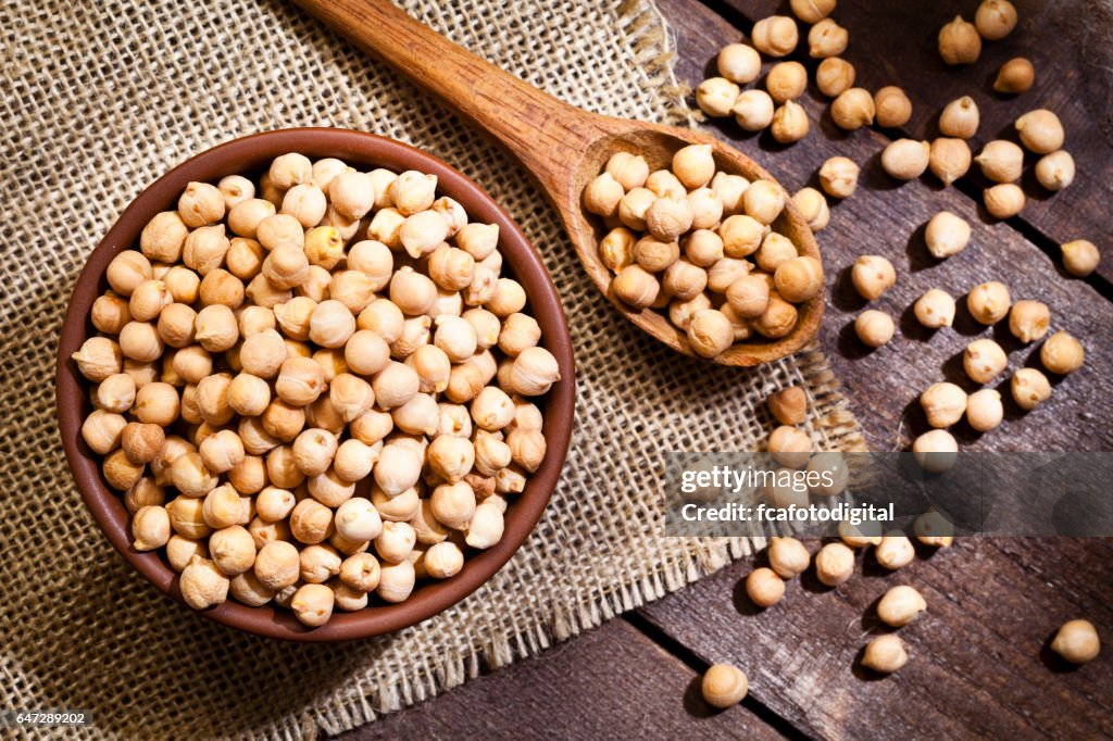 Chickpeas in a bowl