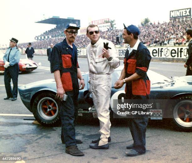 Peter Sadler at Le Mans ford gt40.