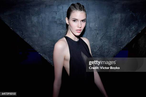 Vanessa Moody attends Balmain aftershow party as part of Paris Fashion Week Womenswear Fall/Winter 2017/2018 at Manko Paris on March 2, 2017 in...