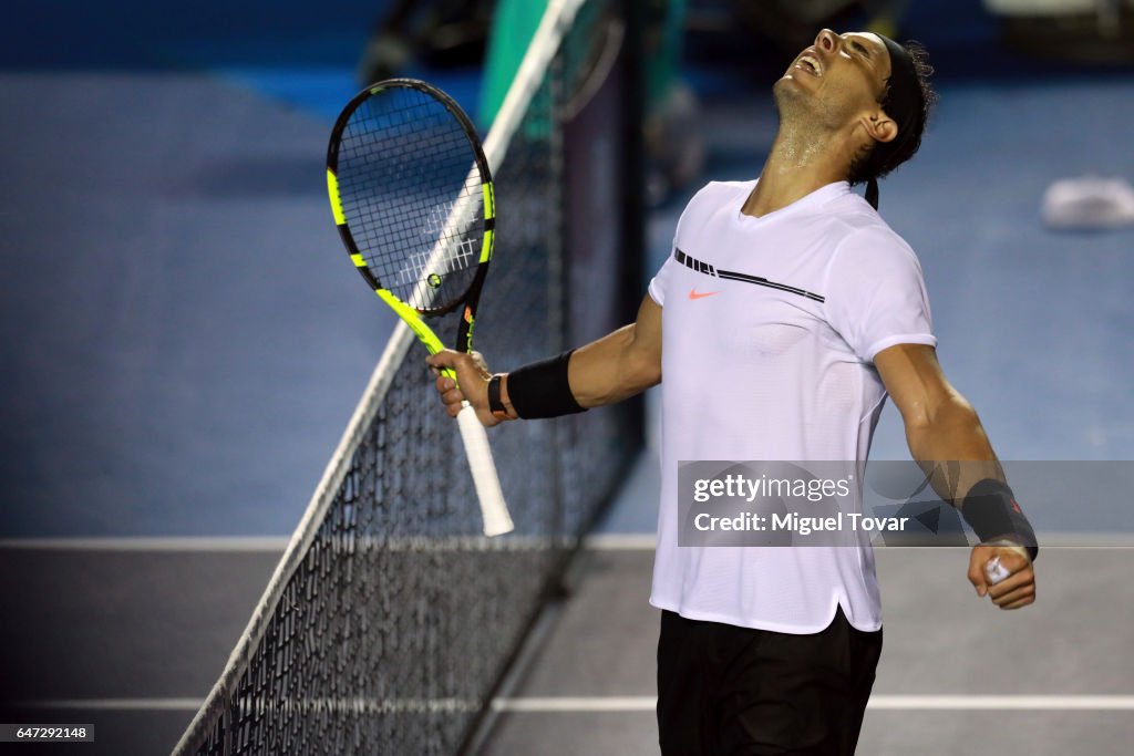 Abierto Mexicano Telcel Day 3 - Nishioka v Nadal