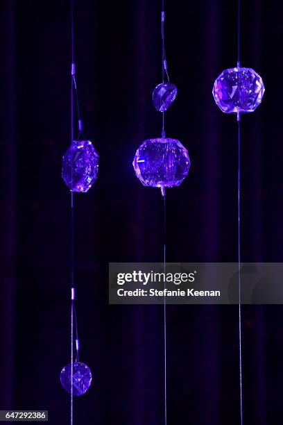 General view of atmosphere at the world premiere of Disney's new live-action "Beauty and the Beast" in partnership with Swarovski at the El Capitan...