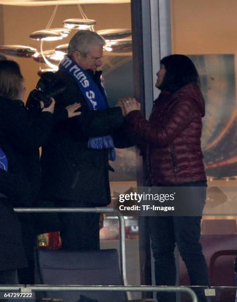 Dietmar Hopp celebrate the win after the Bundesliga match between TSG 1899 Hoffenheim and 1. FC Koeln at Wirsol Rhein-Neckar-Arena on December 3,...