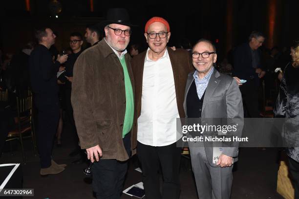 Todd Eberle, David Hershkovits, Edward Nahem attend The Anthology Film Archives Benefit and Auction on March 2, 2017 in New York City.