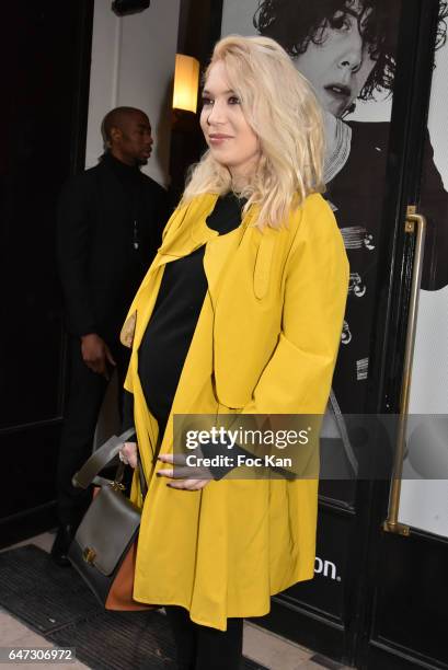 Fashion designer Camille Seydoux attends the Alexis Mabille show as part of the Paris Fashion Week Womenswear Fall/Winter 2017/2018 on March 2, 2017...