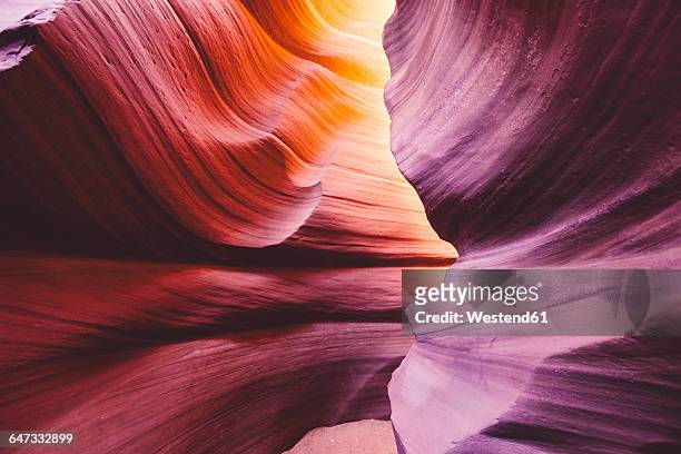 usa, arizona, page, upper antelope canyon - teaser stock pictures, royalty-free photos & images