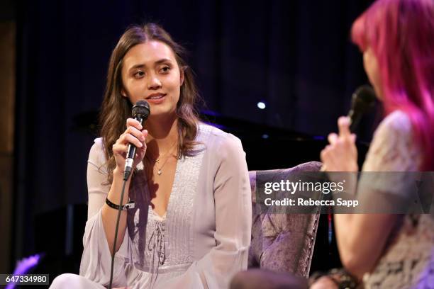 Singer/songwriter Dia Frampton speaks onstage at Spotlight: Dia Frampton at The GRAMMY Museum on March 2, 2017 in Los Angeles, California.