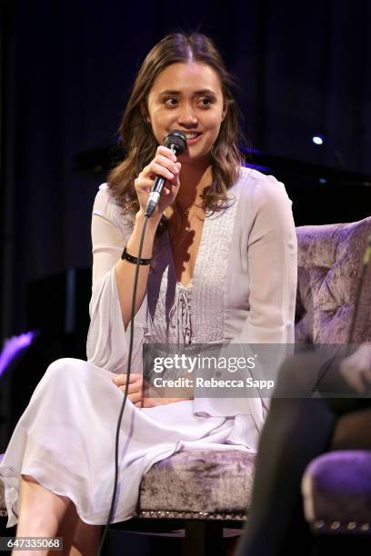 Singer/songwriter Dia Frampton speaks onstage at Spotlight: Dia Frampton at The GRAMMY Museum on March 2, 2017 in Los Angeles, California.