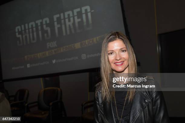 Actress Jill Hennessy attends the 2017 Black Women Film Summit opening night screening of 'Shots Fired' at National Center for Civil and Human Rights...