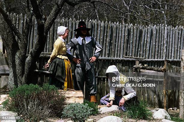 Plimoth Plantation, open-air museum, Plymouth, Massachusetts, United States of America.