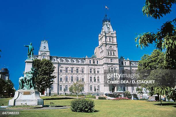 Parliament Building designed by Eugene-Etienne Tache , Quebec City, Quebec. Canada, 19th century.