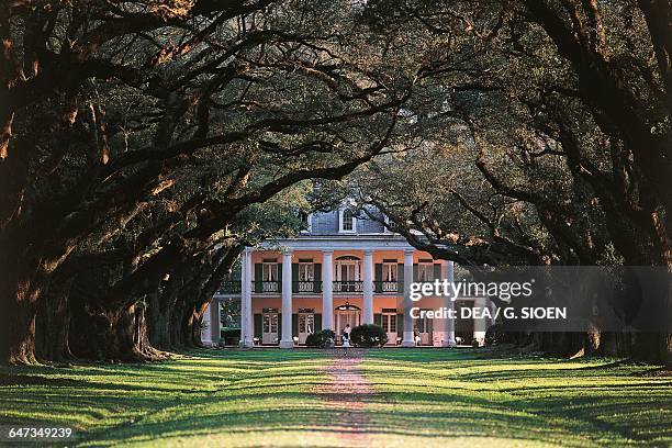 Oak Alley Plantation Mansion, Louisiana, United States of America.