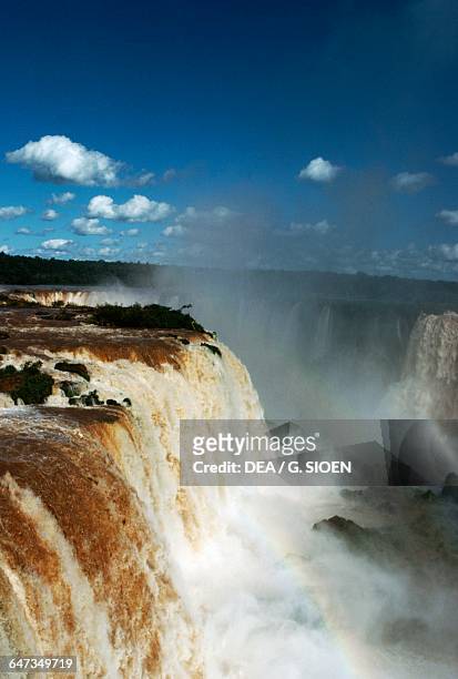 The Iguacu waterfalls, Iguacu National Park , Brazil.