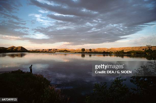 The Missouri river, Russell Country, Montana, United States of America.