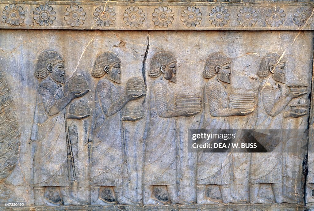 Relief, staircase, Apadana Palace, Persepolis