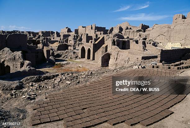 View of the citadel of Arg-e Bam before the earthquake in 2003, Iran.