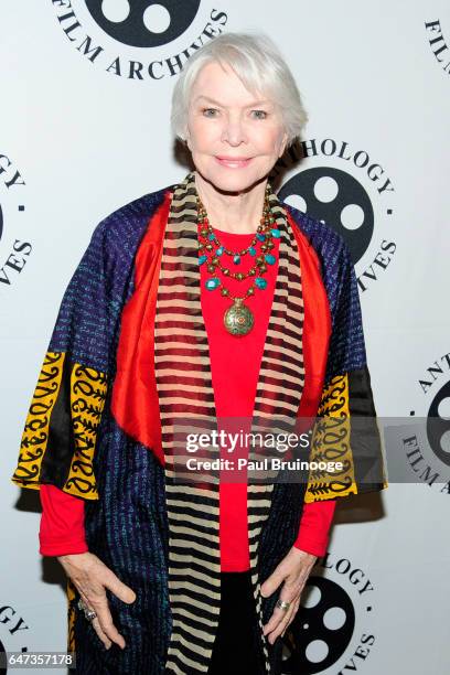 Ellen Burstyn attends The Anthology Film Archives Benefit and Auction at Capitale on March 2, 2017 in New York City.