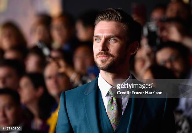 Actor Dan Stevens attends Disney's 'Beauty and the Beast' premiere at El Capitan Theatre on March 2, 2017 in Los Angeles, California.