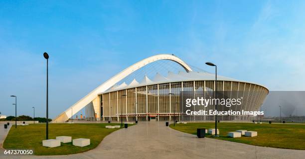 Stadium or Moses Mabhida Stadium, Durban or eThekwini, KwaZulu Natal, South Africa.