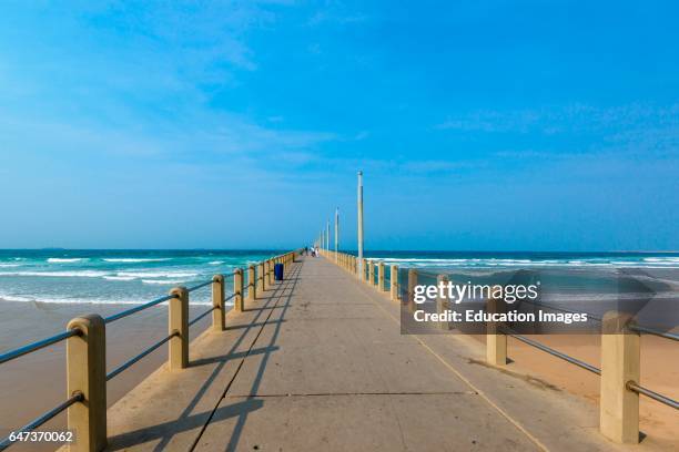 North Beach Pier, Golden Mile, Durban or eThekwini, KwaZulu Natal, South Africa.