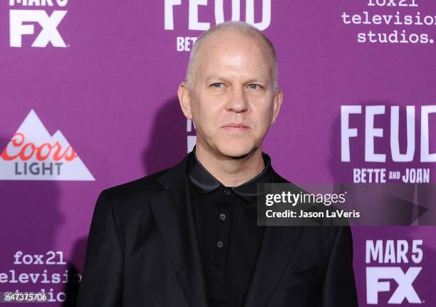 Producer Ryan Murphy attends the premiere of "Feud: Bette and Joan" at TCL Chinese Theatre on March 1, 2017 in Hollywood, California.