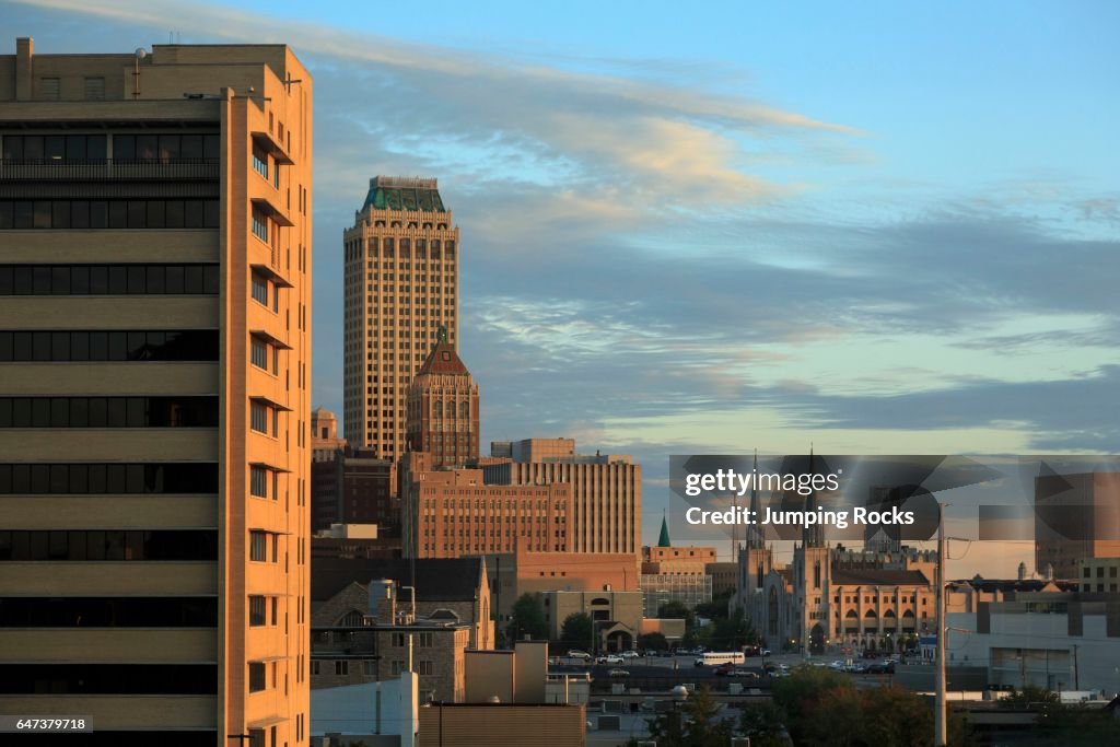 Tulsa, Oklahoma, Skyline at Sunrise