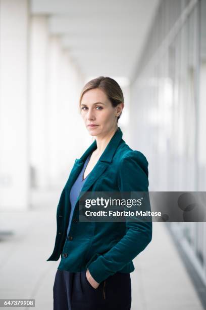 Actress Cecile de France is photographed for The Hollywood Reporter on February 13, 2017 in Berlin, Germany.