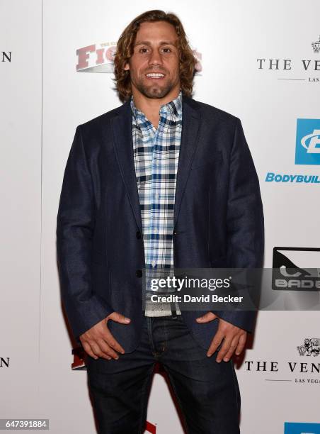 Mixed martial artist Urijah Faber attends the ninth annual Fighters Only World Mixed Martial Arts Awards at The Palazzo Las Vegas on March 2, 2017 in...