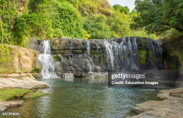 Guam USA Territory Talofofo Falls waterfalls in Talofofo in south east Guam cool and relaxing.