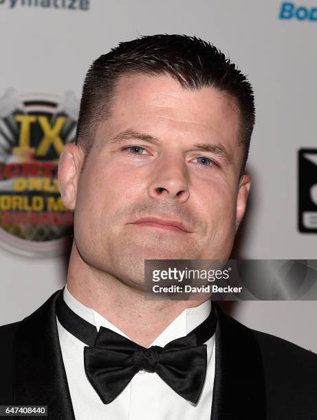 Co-host Brian Stann attends the ninth annual Fighters Only World Mixed Martial Arts Awards at The Palazzo Las Vegas on March 2, 2017 in Las Vegas,...